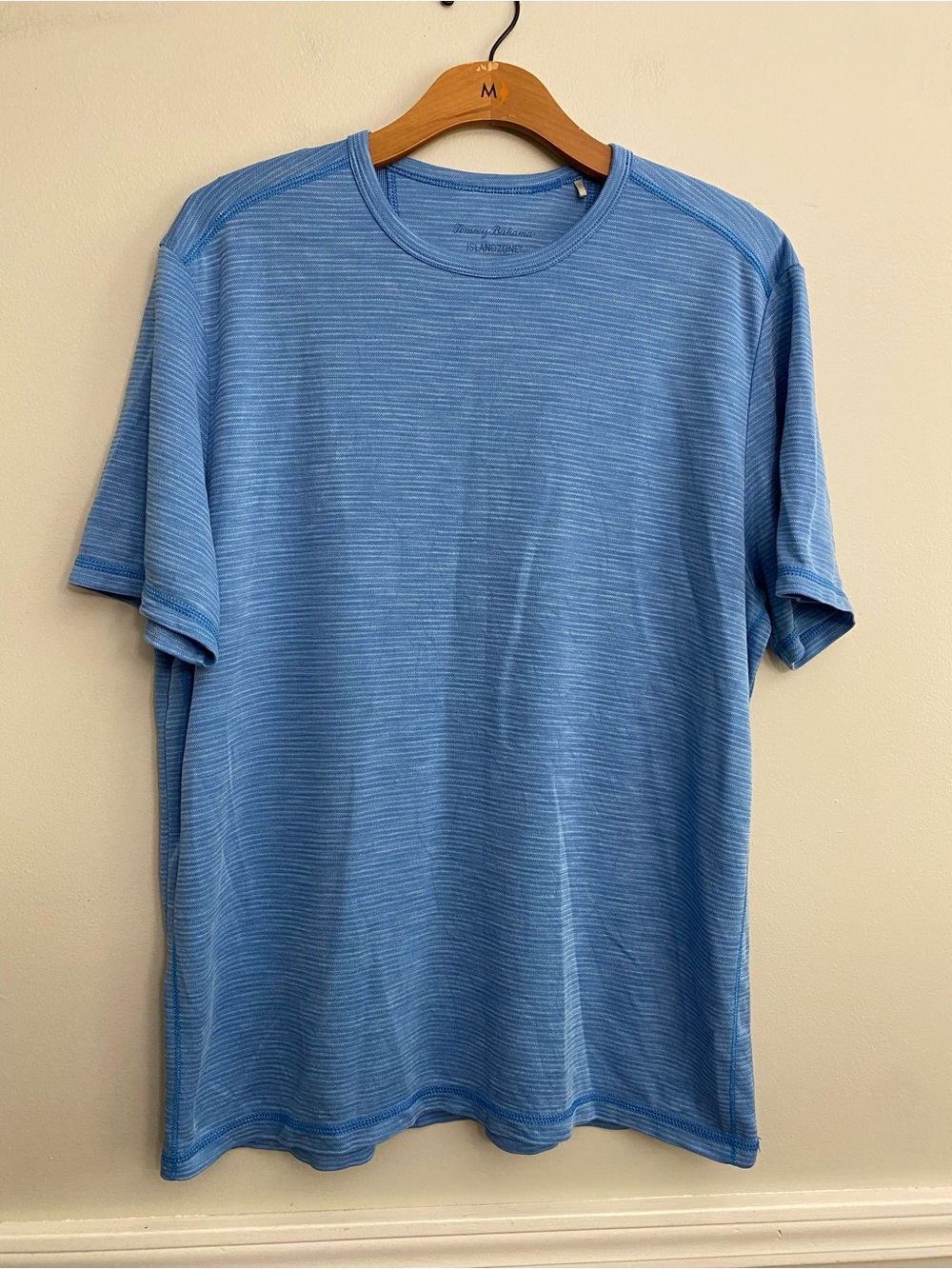 Men’s Tommy Bahama Island Zone Knit Tee Blue - L